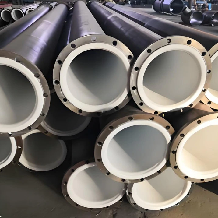 PTFE রেখাযুক্ত রাসায়নিক পরিবাহী পাইপলাইন