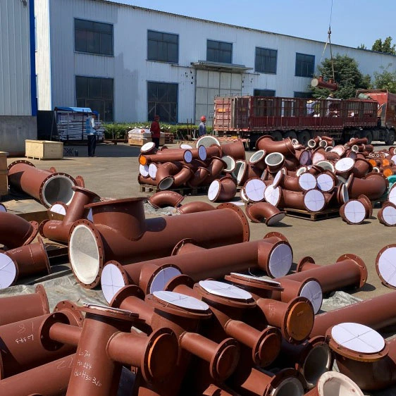 PTFE রেখাযুক্ত শিল্প প্রক্রিয়া পাইপ কনুই